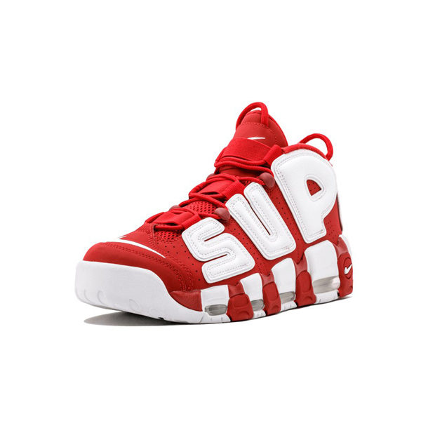 Кроссовки Nike Air More Uptempo Supreme «Red White»
