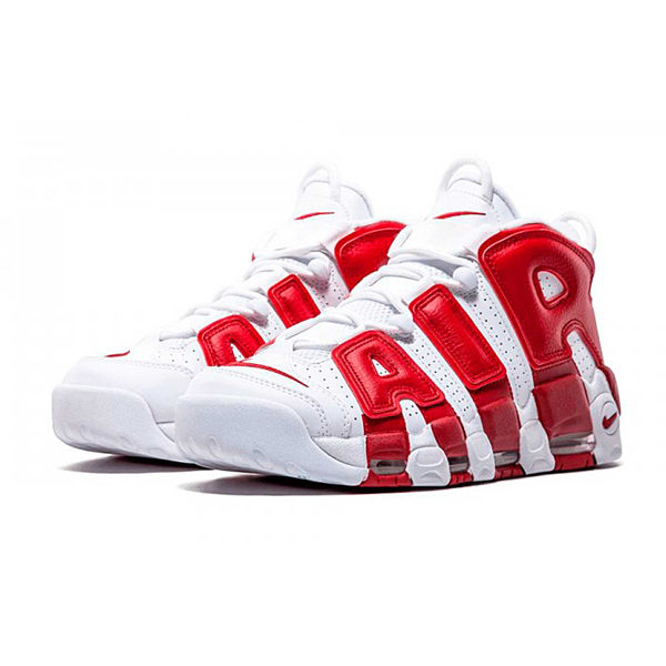 Кроссовки Nike Air More Uptempo «White/Red»