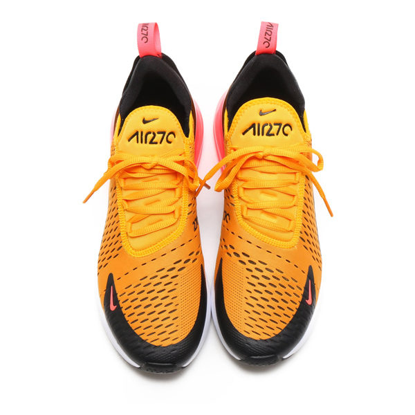Кроссовки Nike Air Max 270 University «Gold/Hot Punch/Black»