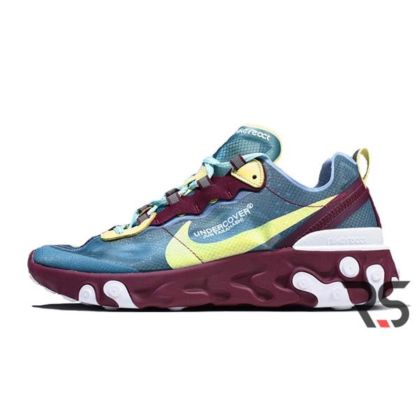 Кроссовки Nike React Element 87 Undercover «Blue/Bordo»