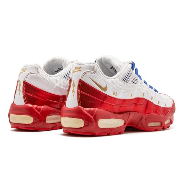 Кроссовки Nike Air Max 95 Be Brave «White/Red»