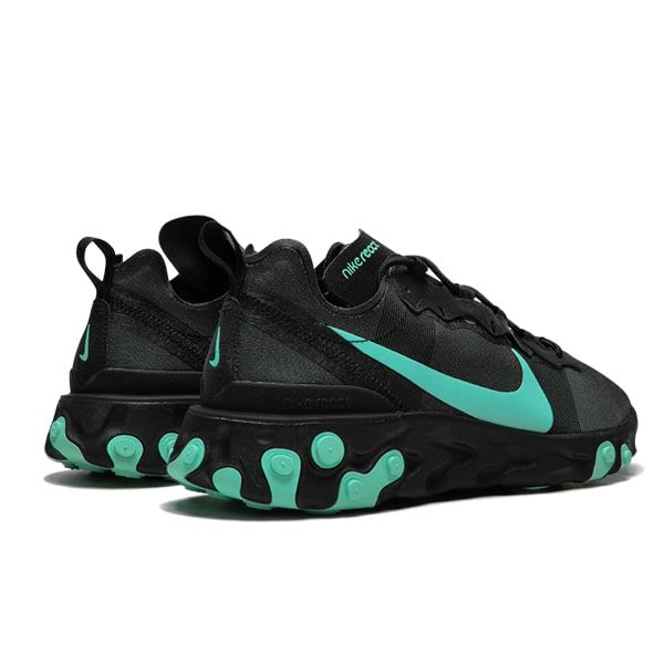 Мужские кроссовки Nike React Element 55 «Black/Aurora Green»