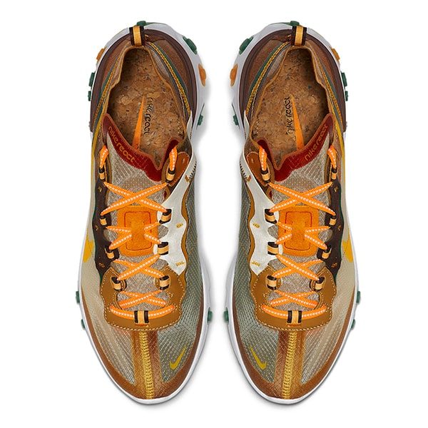 Кроссовки Nike React Element 87 «Orange Peel»