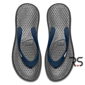 Мужские вьетнамки Nike Solay Thong «Grey/Blue»