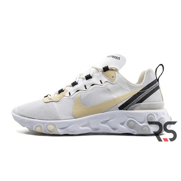 Кроссовки Nike React Element 55 «White/Pale Vanilla»