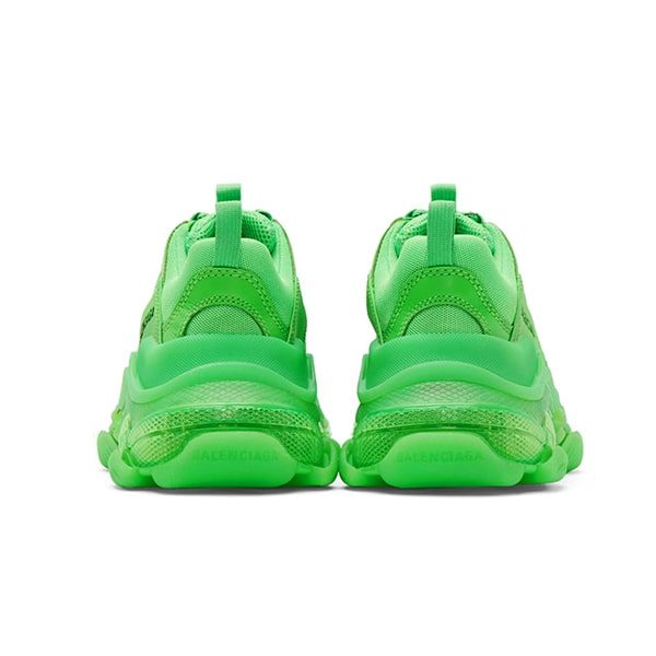 Женские кроссовки Balenciaga Triple S Clear Sole «Neon Green»