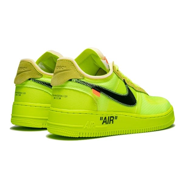Кроссовки Nike Air Force 1 Low Off-White «Volt»