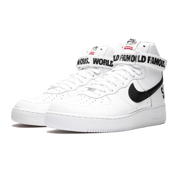 Кроссовки Nike Air Force 1 High Supreme World Famous «White»