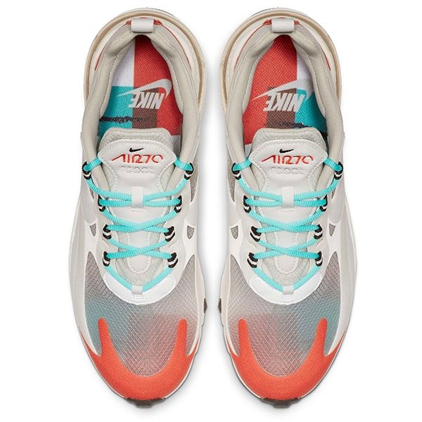 Кроссовки Nike Air Max 270 React «Orange Beige»
