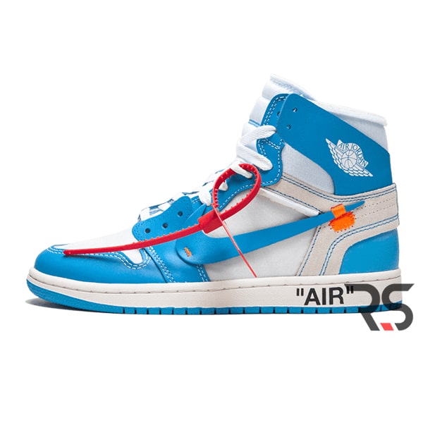 Air jordan retro high cheap off white university blue