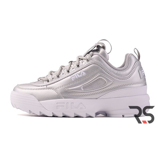 Женские кроссовки Fila Disruptor 2 «Metallic Silver»