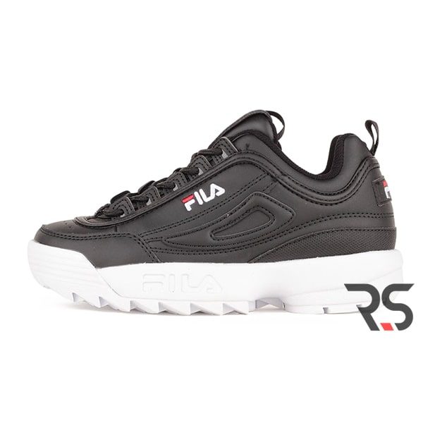 Женские кроссовки Fila Disruptor 2 «Black/White»